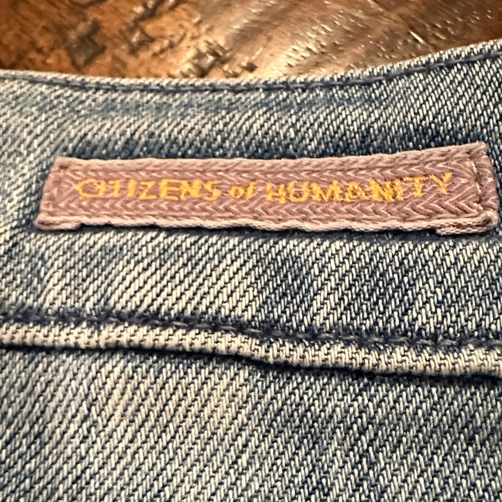 Citizens Of Humanity Light Blue Straight Jeans - Picture 4 of 5